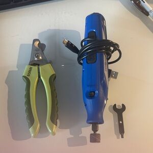 Dremel and nail clippers